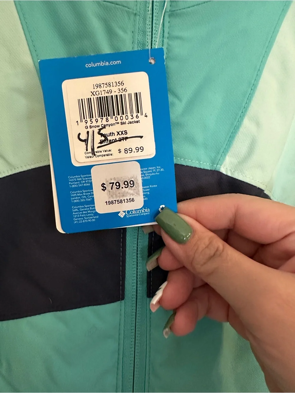 Columbia Youth Snow Canyon Ski Jacket